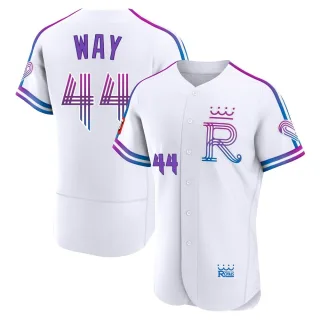 Authentic Men's Beck Way Kansas City Royals 2026 City Connect Stadium Jersey - White