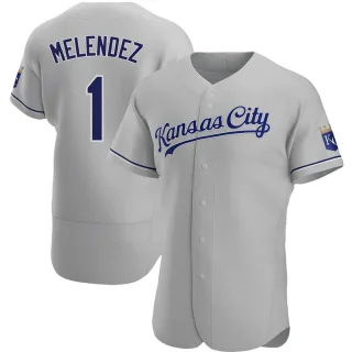 Authentic Men's MJ Melendez Kansas City Royals Road Jersey - Gray