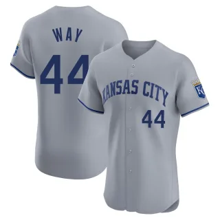 Elite Men's Beck Way Kansas City Royals Road Jersey - Gray