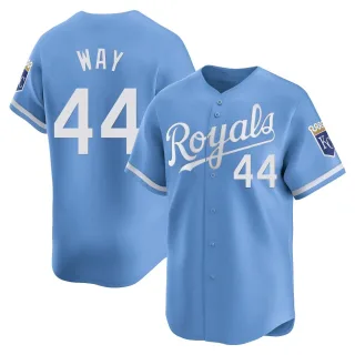 Limited Youth Beck Way Kansas City Royals Alternate Jersey - Light Blue