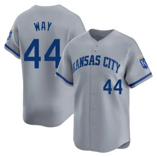 Limited Youth Beck Way Kansas City Royals Away Jersey - Gray